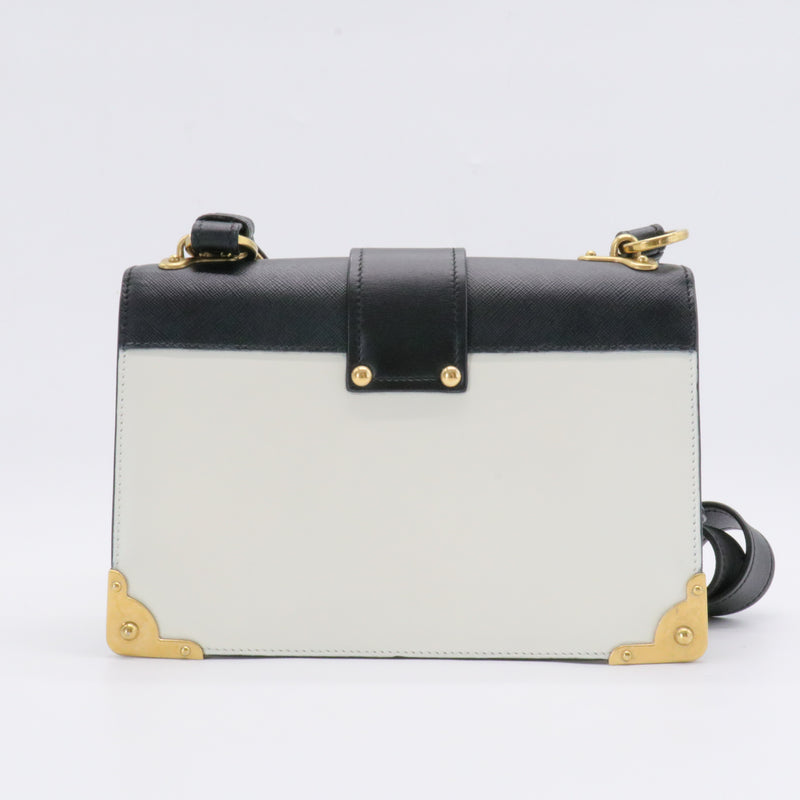 Cahier Crossbody Bag City Calf and Saffiano Small