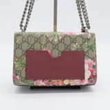 Padlock Shoulder Bag Blooms Print GG Coated Canvas Small