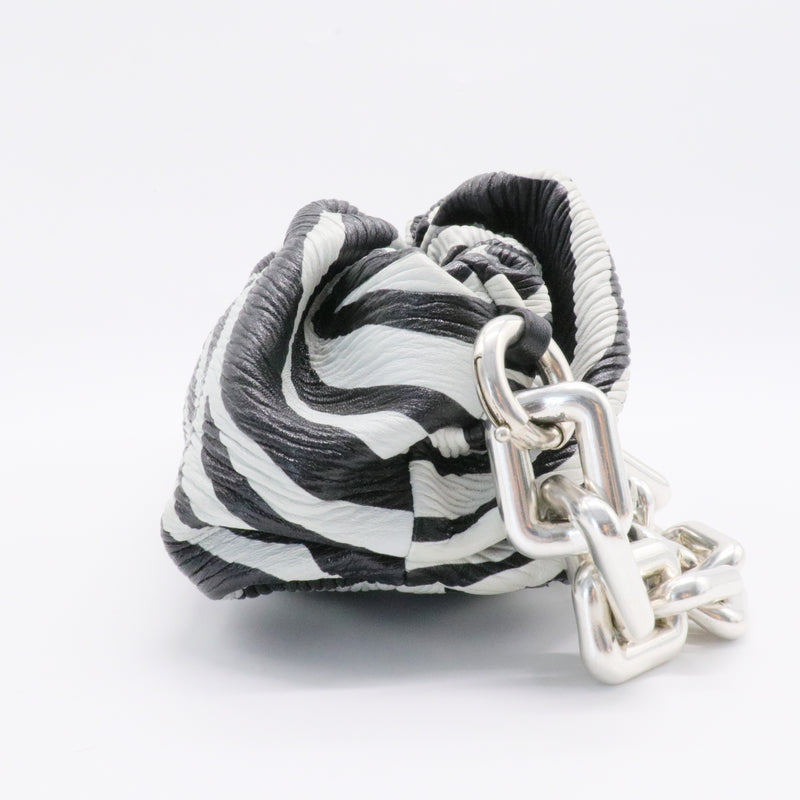 Veneta Zebra Chain Pouch