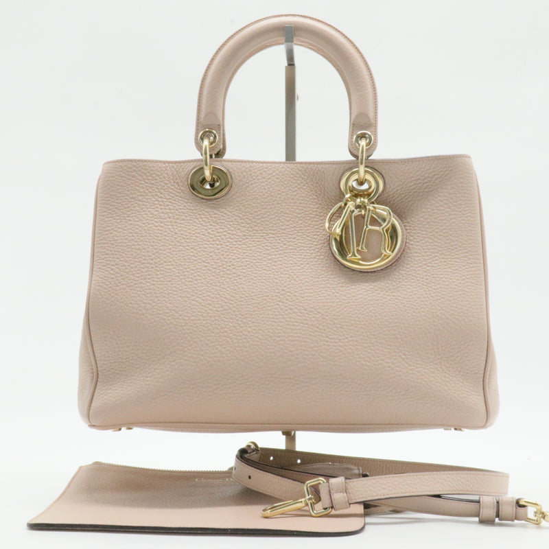 Diorissimo Tote Pebbled Leather Medium