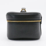 Vintage Timeless Cosmetic Case Caviar Medium