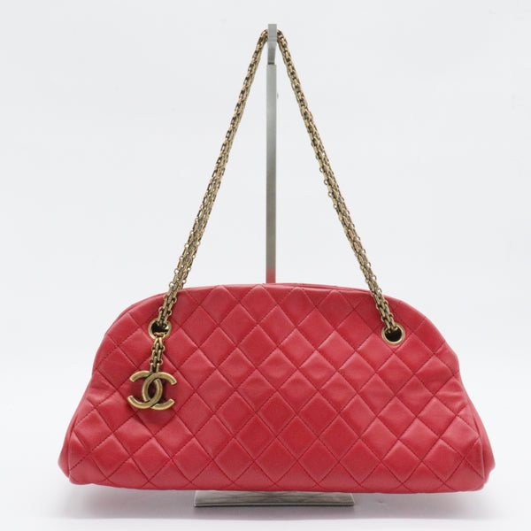 Just Mademoiselle Bag Quilted Patent Medium