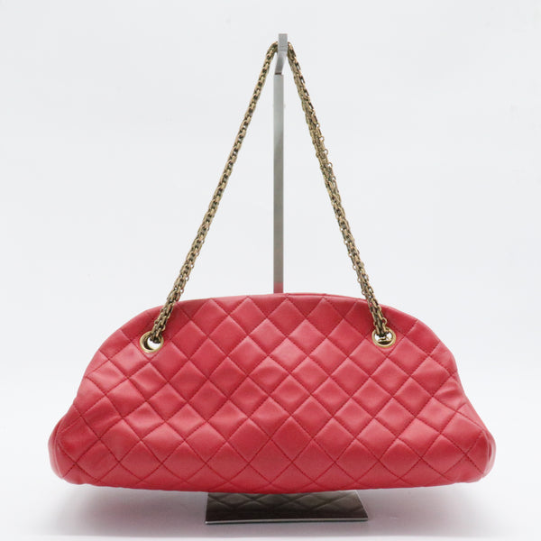 Just Mademoiselle Bag Quilted Patent Medium