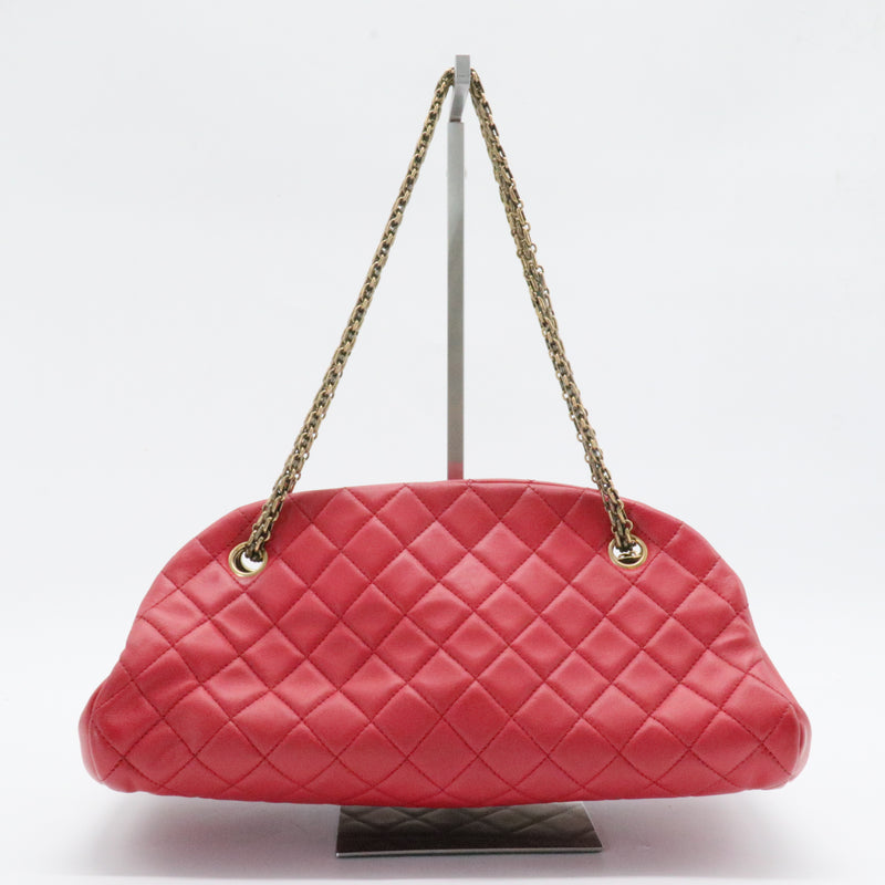 Just Mademoiselle Bag Quilted Patent Medium