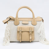 Medium Edith Fringe Knit Tote