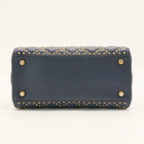 Supple Lady Dior Bag Cannage Studded Lambskin Medium