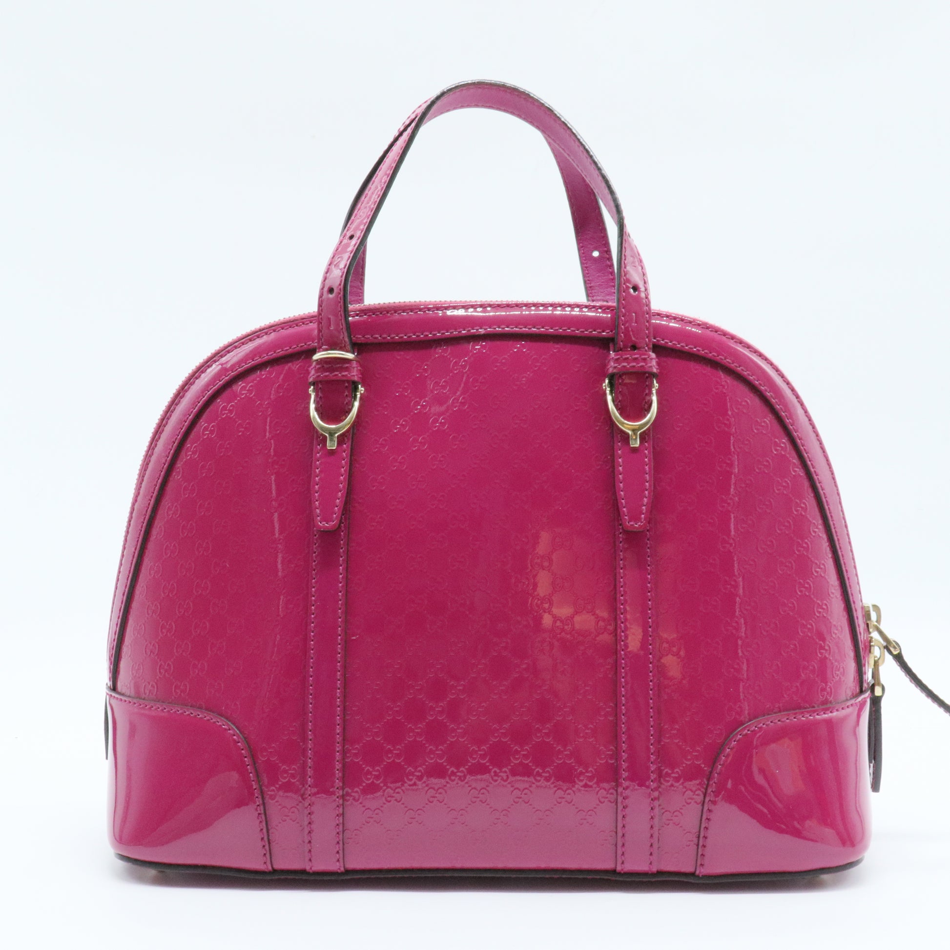 Top Handle Bag Microguccissima Patent Small
