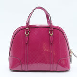 Top Handle Bag Microguccissima Patent Small