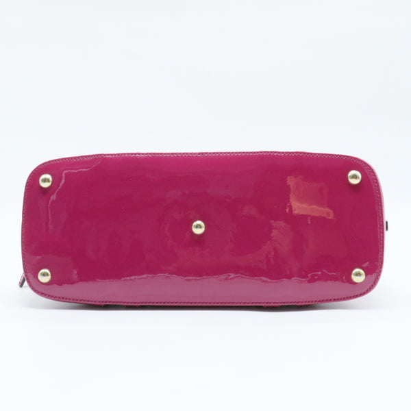 Top Handle Bag Microguccissima Patent Small