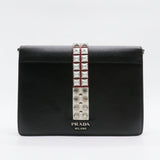 Elektra Shoulder Bag Studded Leather Small