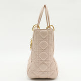 Lady Dior Bag Cannage Quilt Lambskin Medium