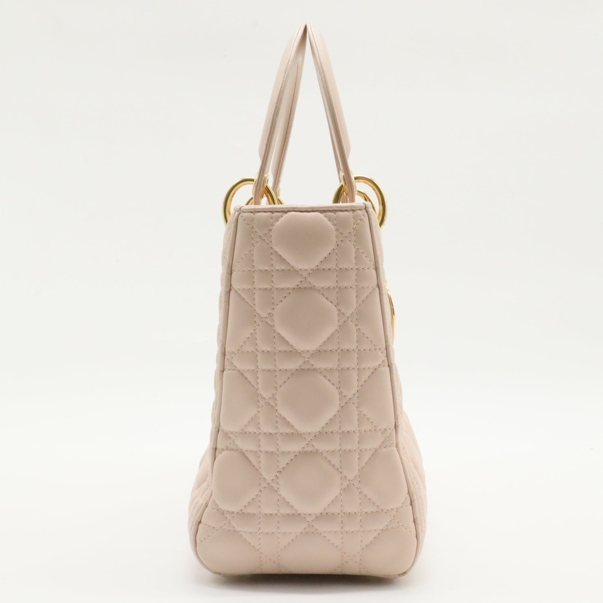 Lady Dior Bag Cannage Quilt Lambskin Medium