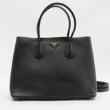 Cuir Double Tote Saffiano Leather Medium