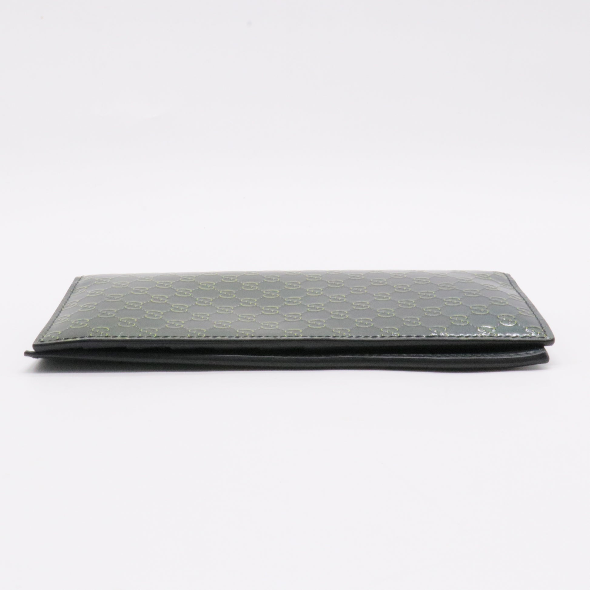 Microguccissima Patent Wallet Long