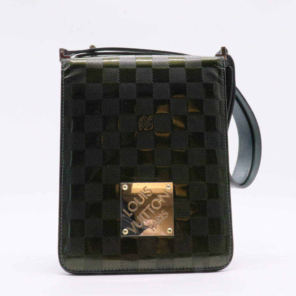 Damier Vernis Cabaret Shoulder Bag Vintage