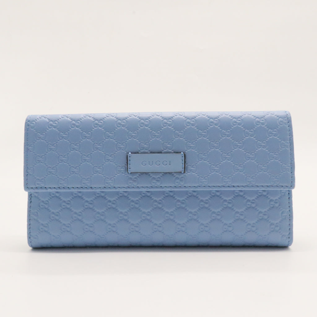 Continental Flap Wallet Microguccissima Leather Long