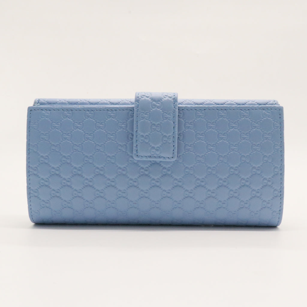 Continental Flap Wallet Microguccissima Leather Long