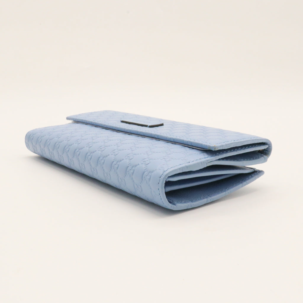 Continental Flap Wallet Microguccissima Leather Long