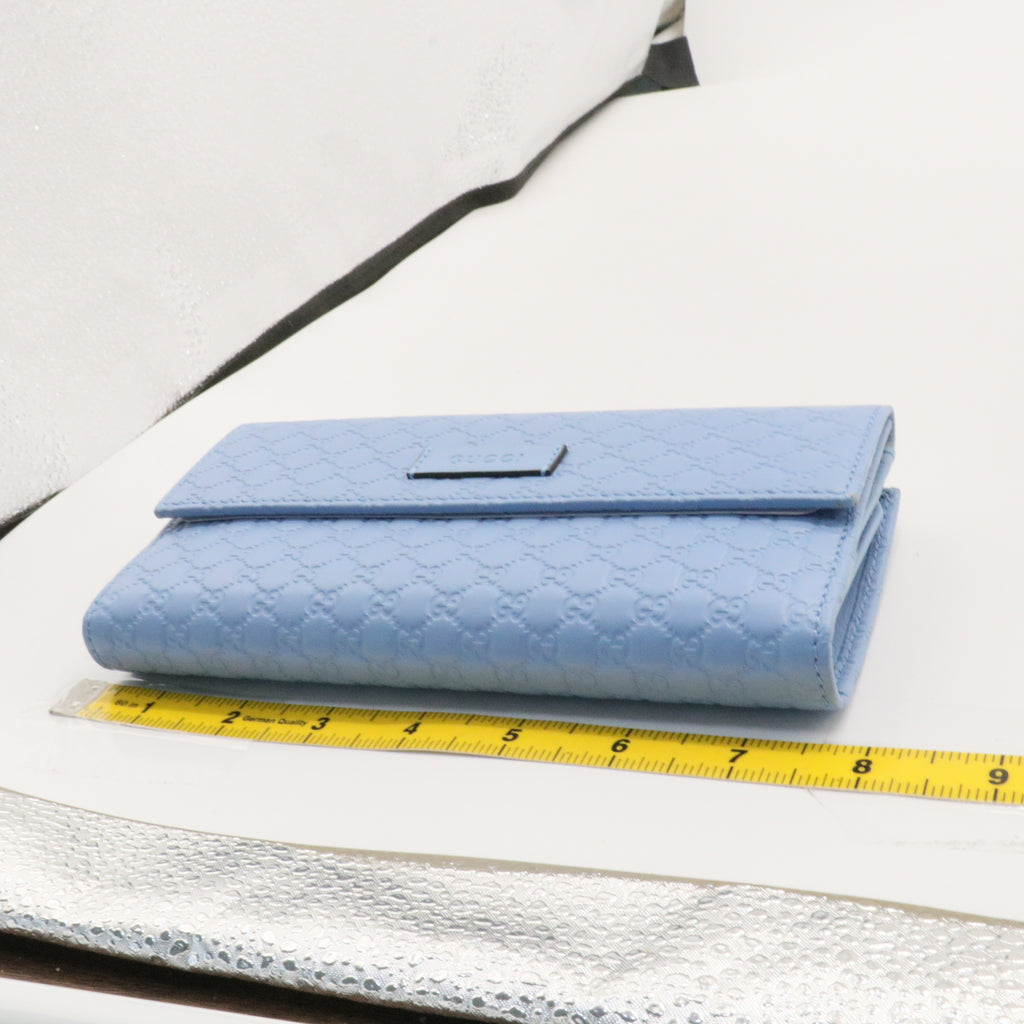 Continental Flap Wallet Microguccissima Leather Long