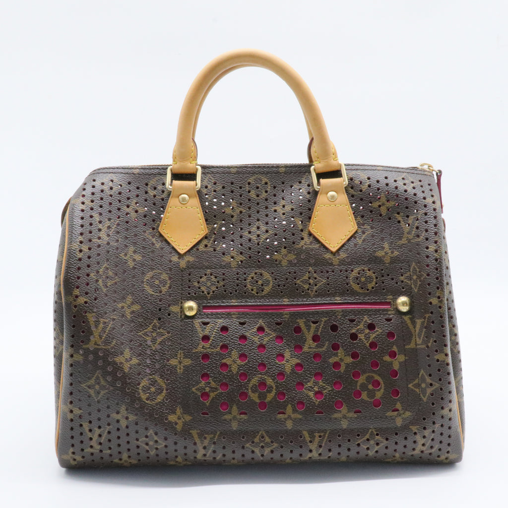 Speedy Handbag Perforated Monogram Canvas 30
