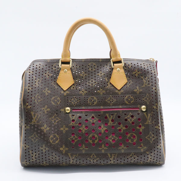 Speedy Handbag Perforated Monogram Canvas 30