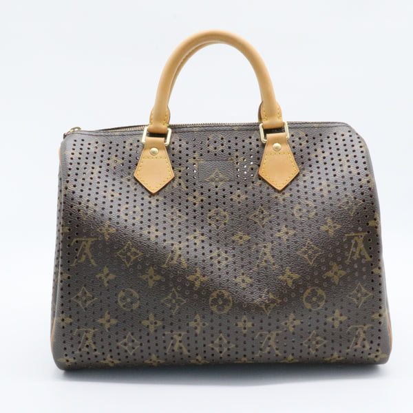 Speedy Handbag Perforated Monogram Canvas 30