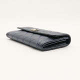 Boy Flap Wallet Quilted Caviar Long