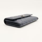 Boy Flap Wallet Quilted Caviar Long