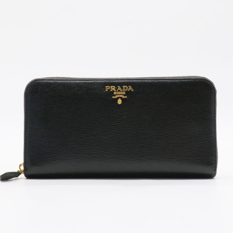 Zip Around Wallet Vitello Daino Long