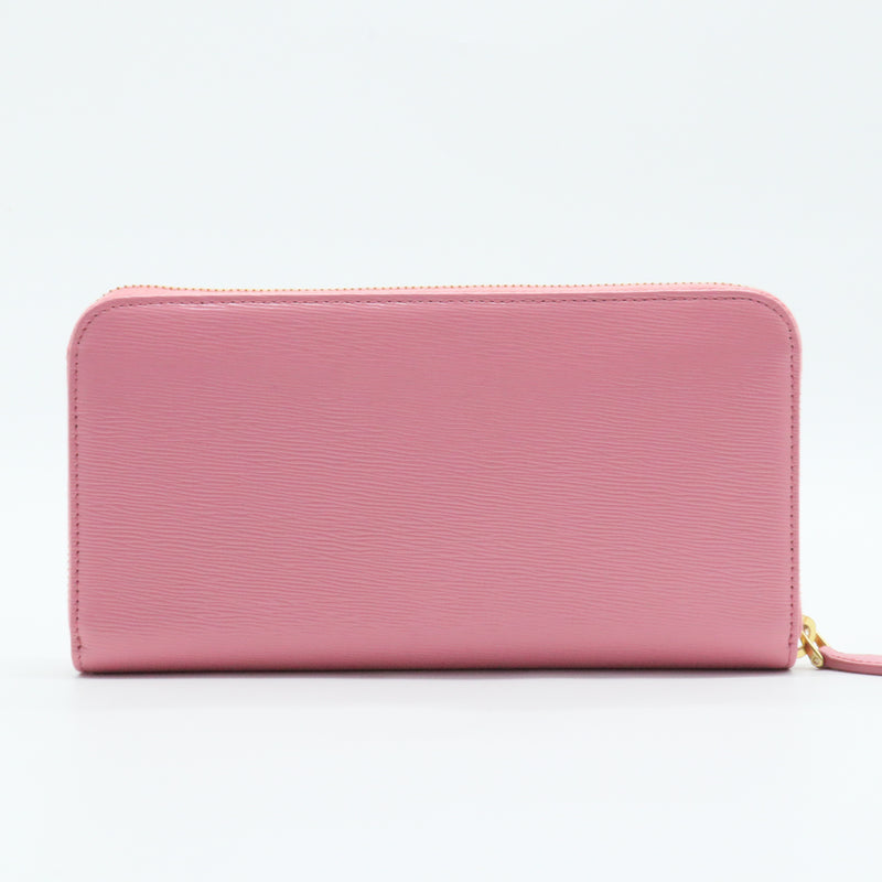 Zip Around Wallet Vitello Daino Long