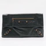 Envelope Clutch Giant Studs Leather