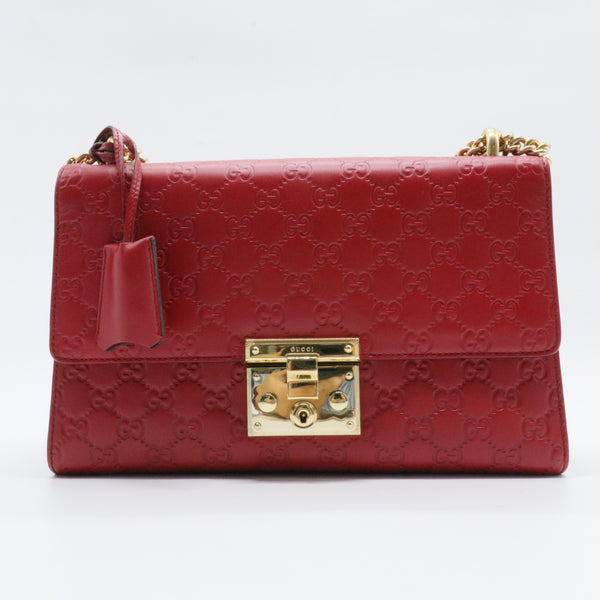 Padlock Shoulder Bag Guccissima Leather Medium