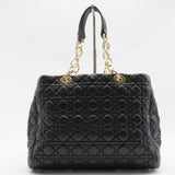 Soft Chain Tote Cannage Quilt Lambskin