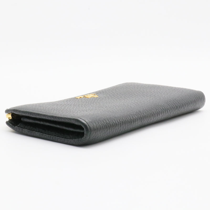 Zip Around Wallet Vitello Grain Long