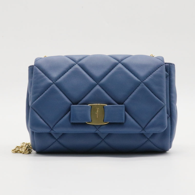 Macaron Quilted Nappa Leather Ginny Crossbody