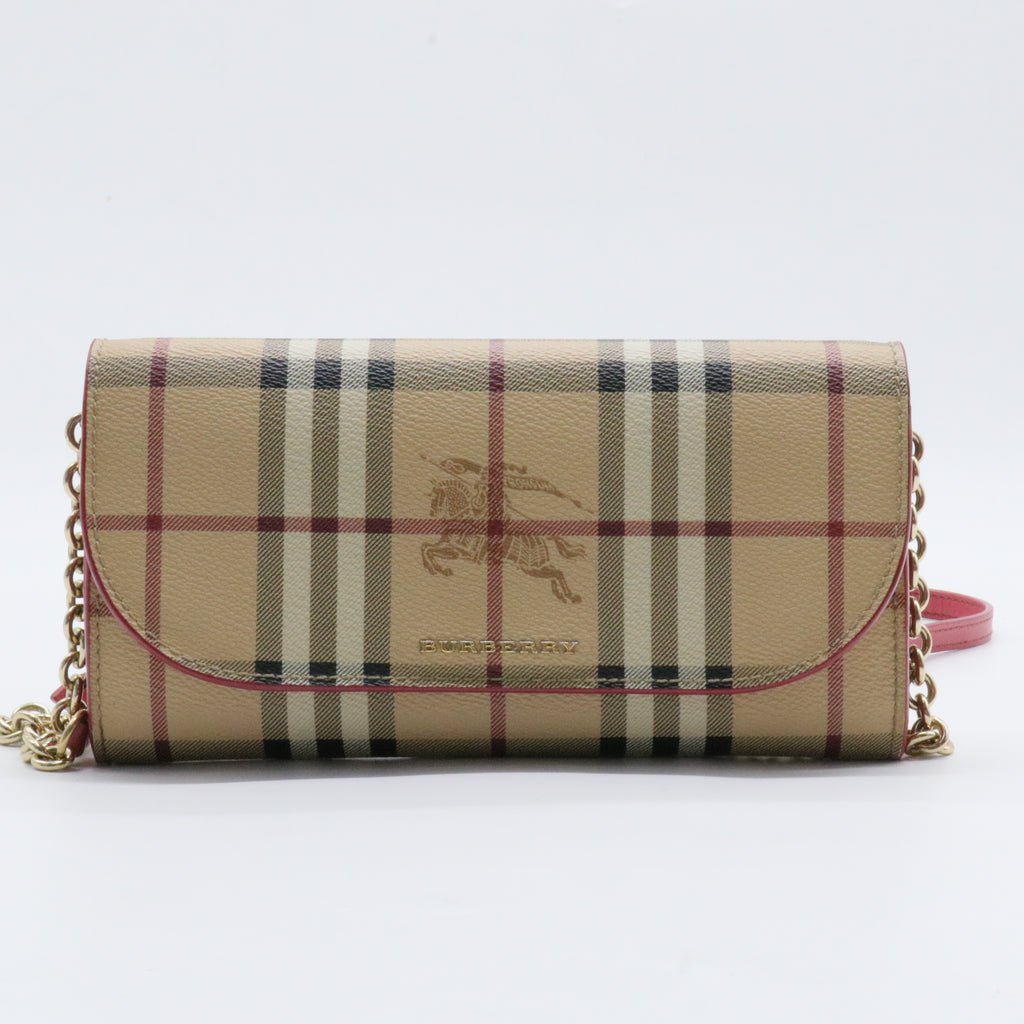 Henley Wallet on Chain Haymarket Coated Canvas