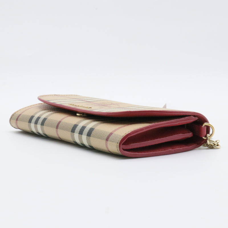 Henley Wallet on Chain Haymarket Coated Canvas