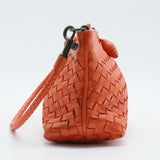 Pochette Shoulder Bag Intrecciato Leather Mini