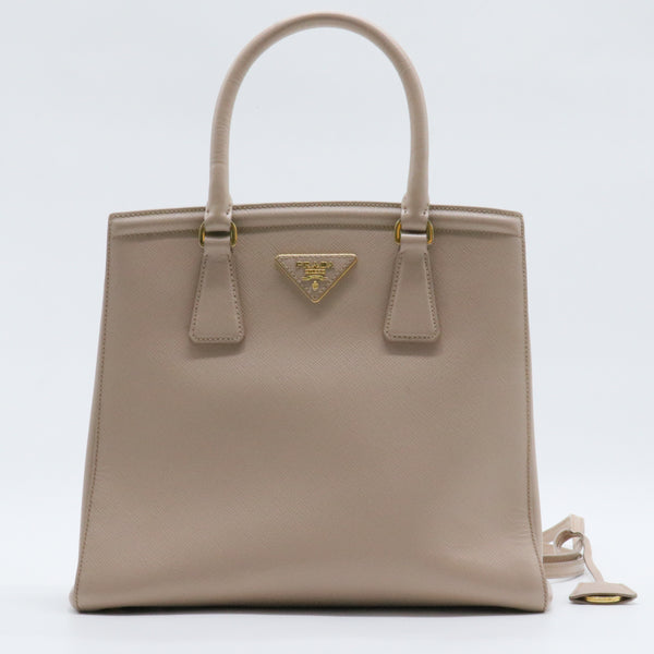 Convertible Shopping Tote Saffiano Leather Large