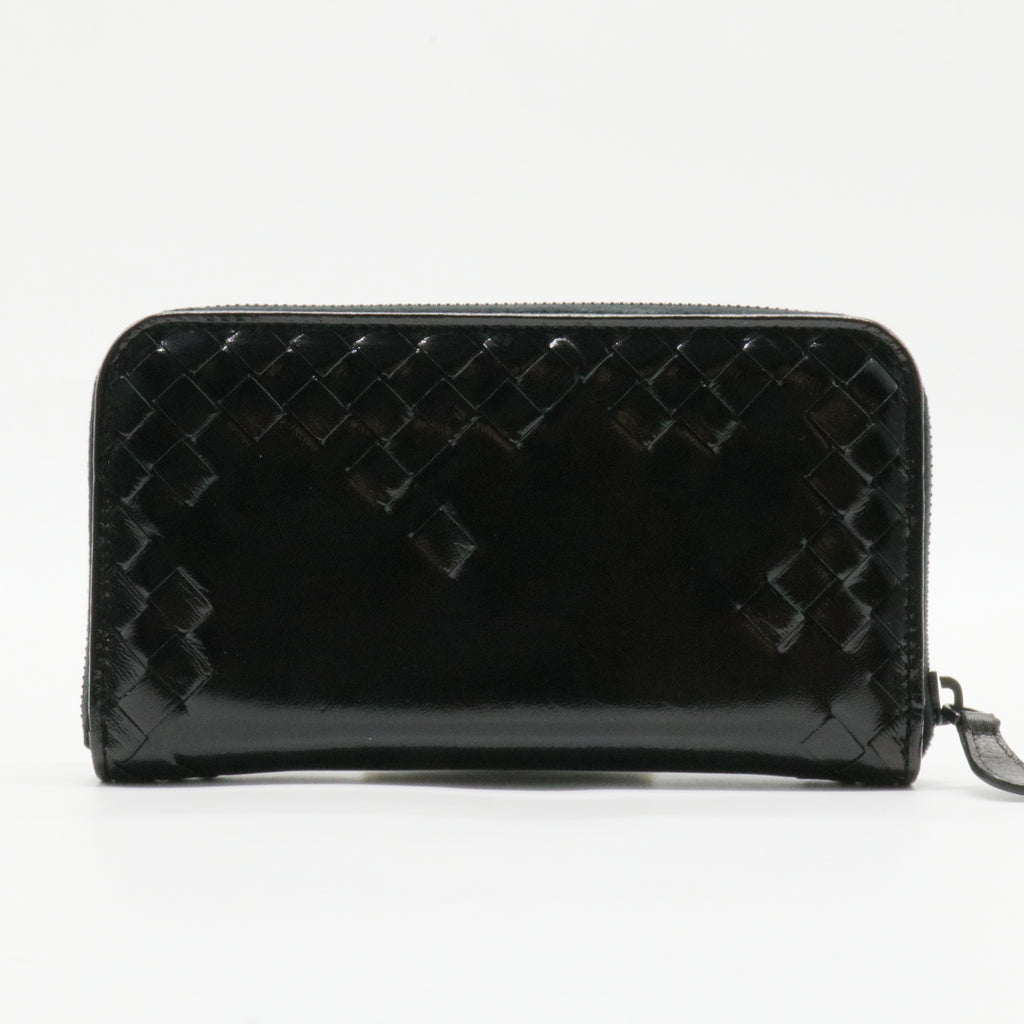 Intrecciato Zip Around Wallet
