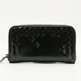 Intrecciato Zip Around Wallet