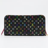 Monogram Multicolor Zippy Wallet Black Grenade