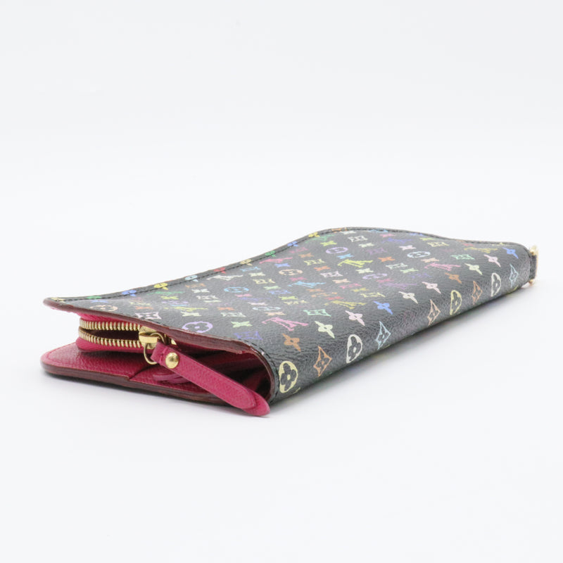 Monogram Multicolor Zippy Wallet Black Grenade