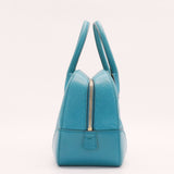 Bright Top Handle Bag Diamante Leather Small