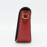 Red JAdior Leather Handbag