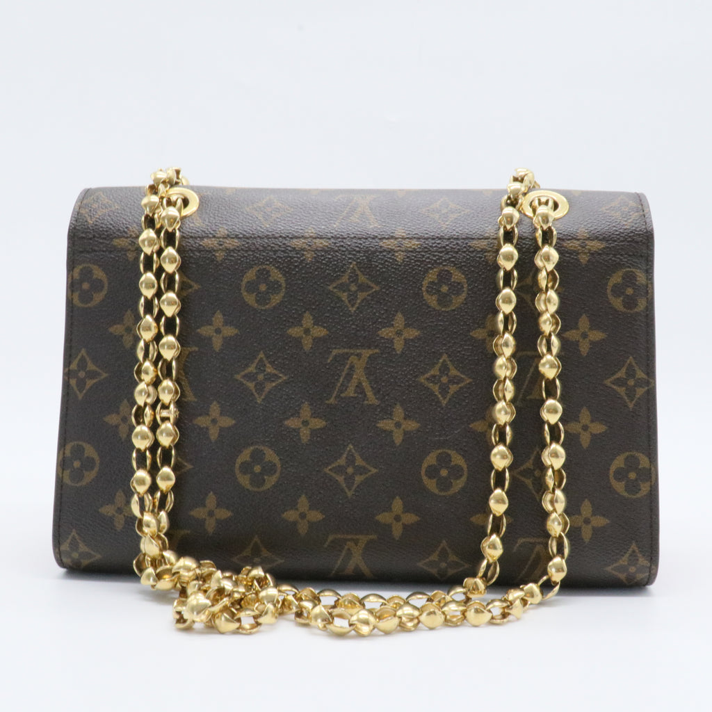 Victoire Handbag Monogram Canvas and Leather
