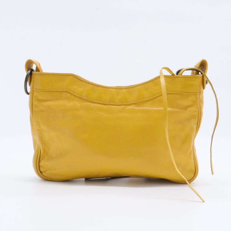 Jaune Moutarde Lambskin Leather Hip Bag