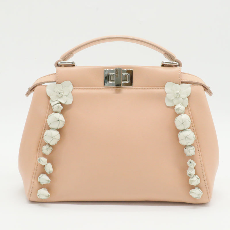 Rosebud Peekaboo Iconic Bag Leather with Applique Mini