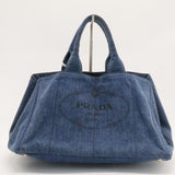 Denim Canapa Logo satchel