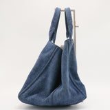 Denim Canapa Logo satchel